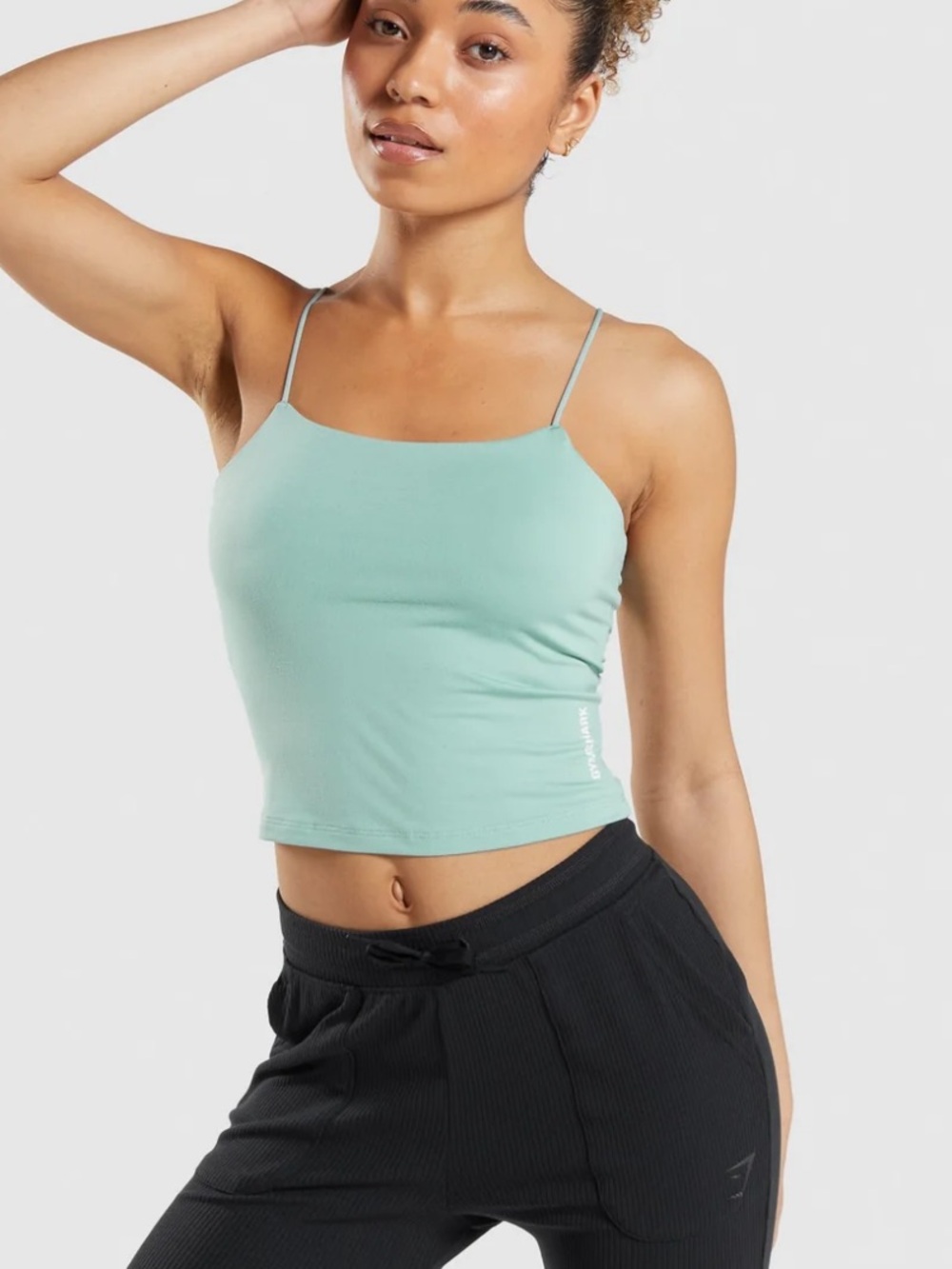 Gymshark Light Sage Seamless Crop Top
